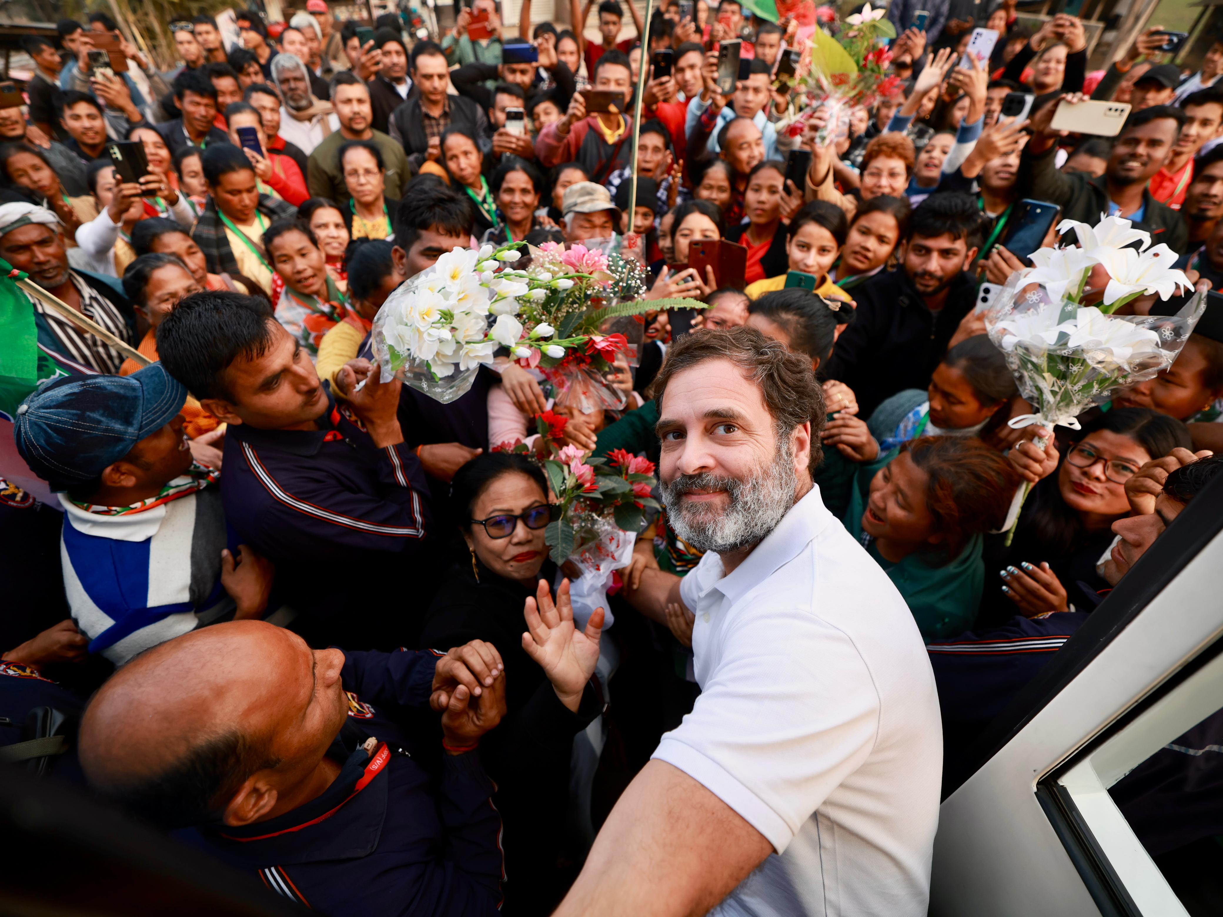 Meghalaya Welcomes Rahul Gandhi In Bharat Jodo Nyay Yatra